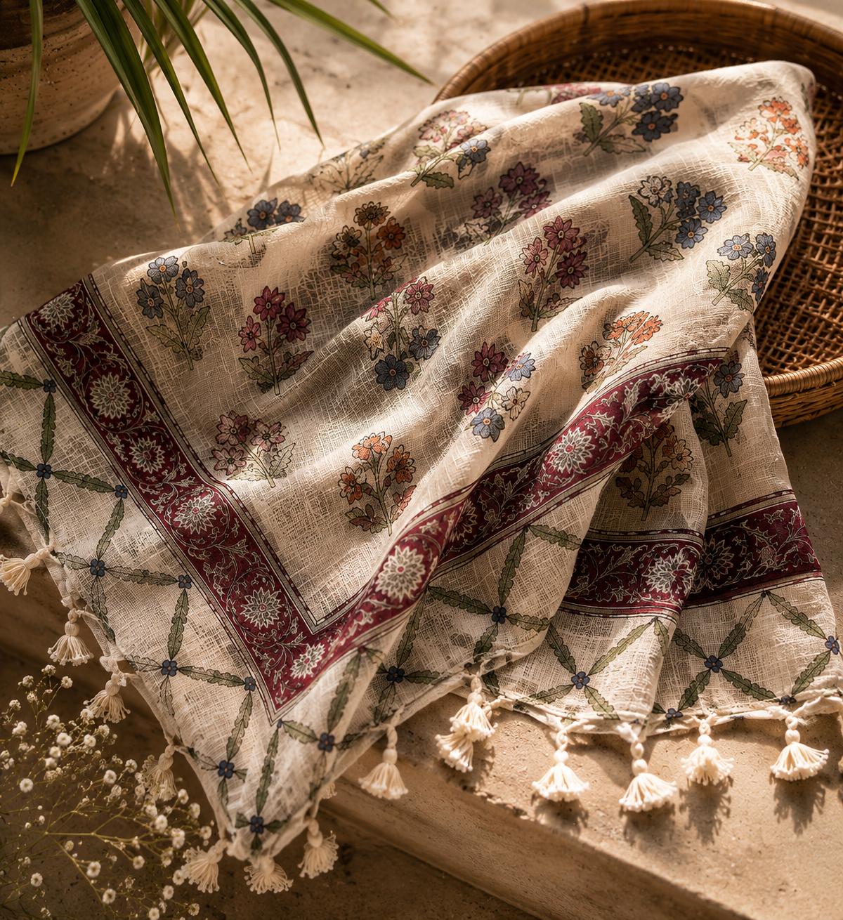Rosè Garden Scarf