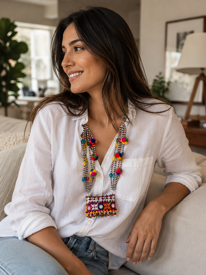 Noor Mirror Necklace